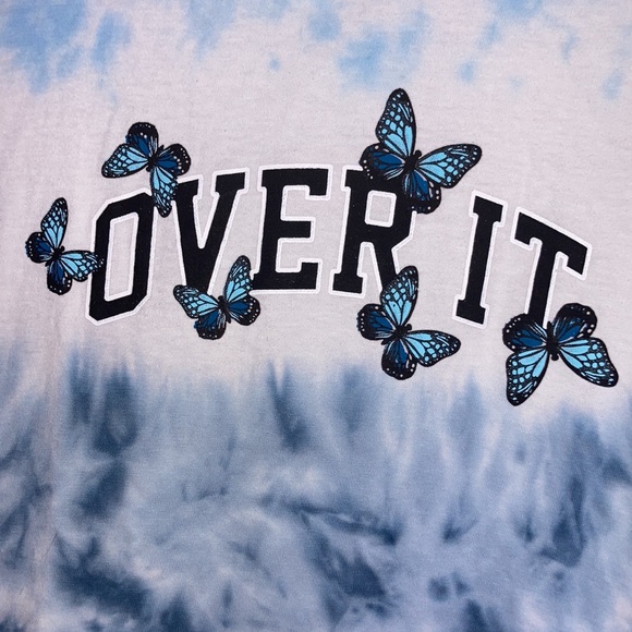 Relisted Rue21 Tie dye print  butterfly OVER IT sleeveless top cotton M jrs - Picture 4 of 12